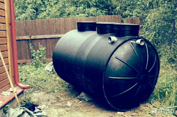 Установка септика. Рассрочка 12 мес