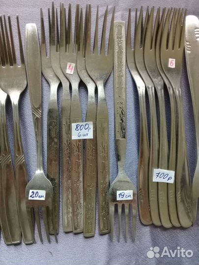 Ложки вилки нержавейка СССР