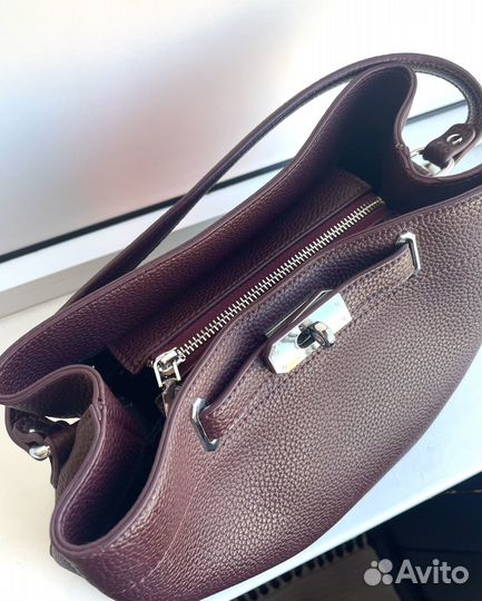 Сумка женская искусственная кожа малиновая