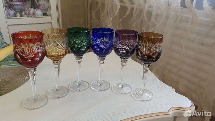 Бокалы цветной хрусталь Nachtmann Германия