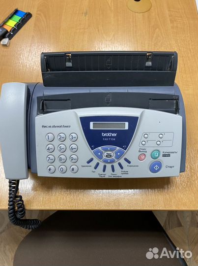 Факс brother fax-t104