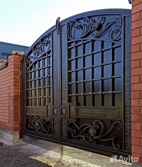Ворота кованые бесплатная установка