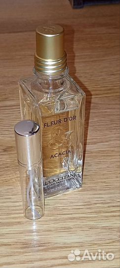 Loccitane acacia туалетная вода 5 мл, 10 мл