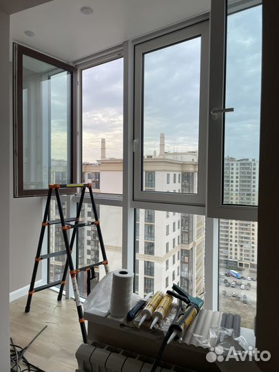 Ремонт алюминиевых окон дверей,пвх