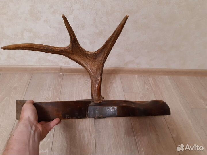 Панно Голова Лося С Рогом Ручная Работа из СССР