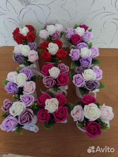 Цветы из мыла