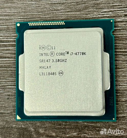 Intel core i7 4770k