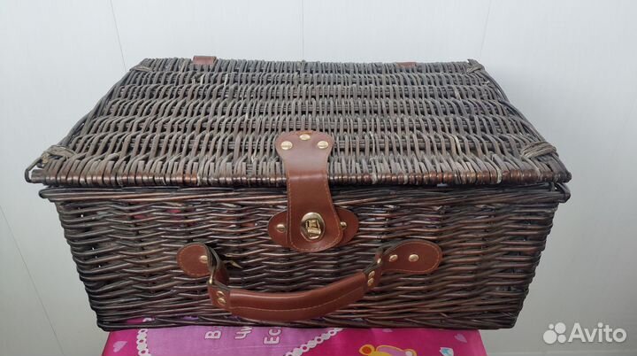 Корзина плетеная для пикника