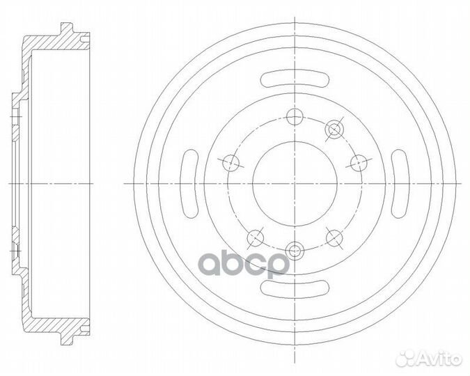 Барабан тормозной G-brake GD-06383 E11226251B