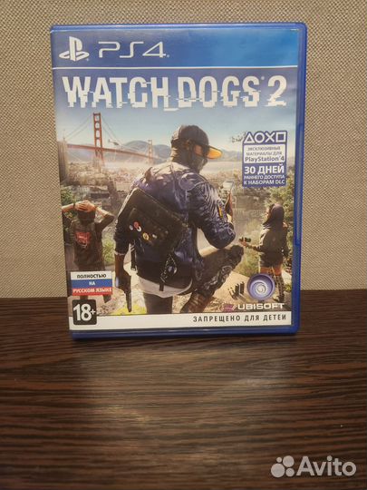 Диск ps4 watch dogs 2
