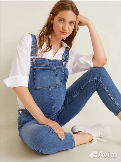 Джинсовый комбинезон для беременных