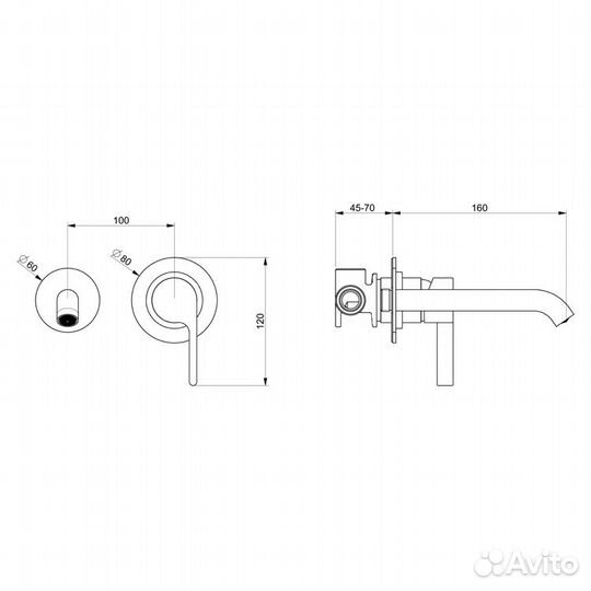 Смеситель для раковины Webert DoReMi DR830606015