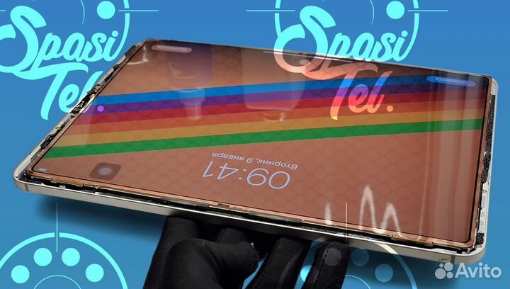 Замена стекла iPad, galaxy tab