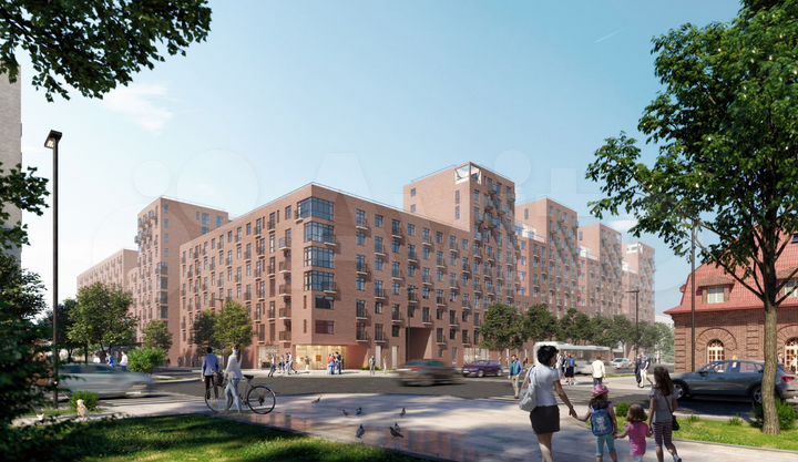 1-к. квартира, 46,6 м², 2/11 эт.