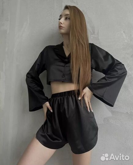 Пижама женская шелковая