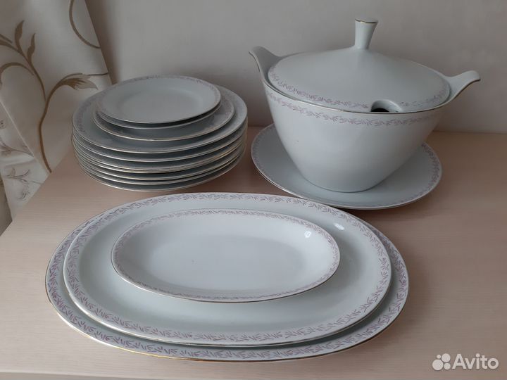 Столовый сервиз фарфор гдр