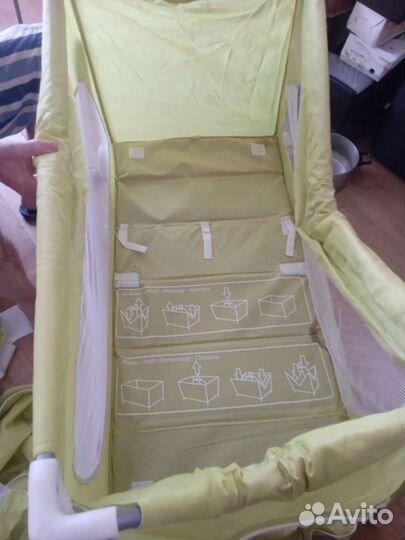 Детская кроватка манеж складная