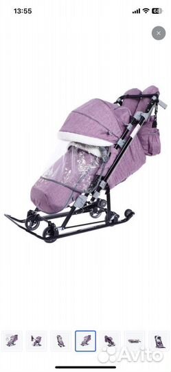 Детские санки коляска бу