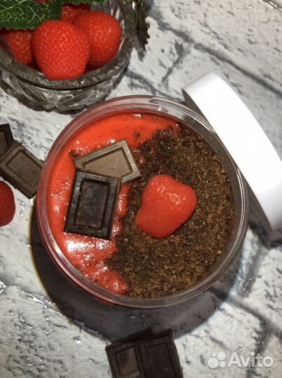 Скраб для тела «Клубника в шоколаде» 380мл