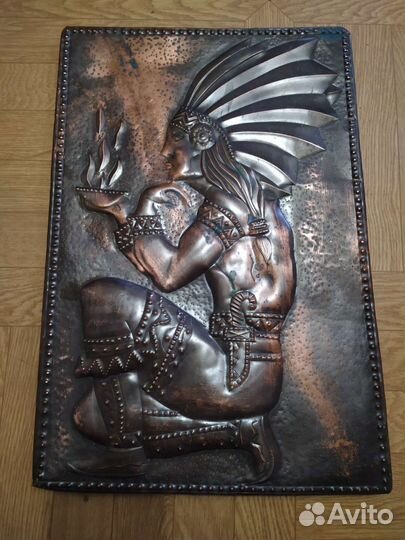 Чеканка медная СССР