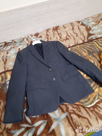 Пиджак школьный для мальчика 146