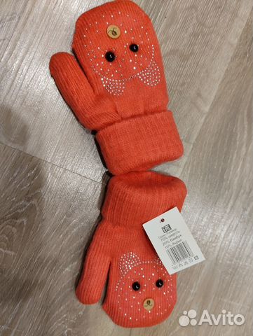Новые детские варежки