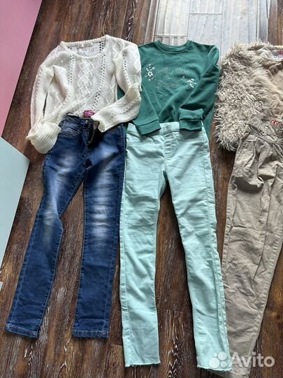 Одежда пакетом на девочку 9-11 лет