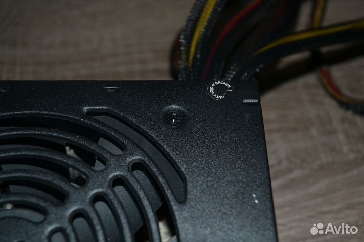 Блок питания corsair VS650 на пломбе