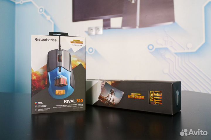 SteelSeries Pubg Bundle Rival 310 + QcK+