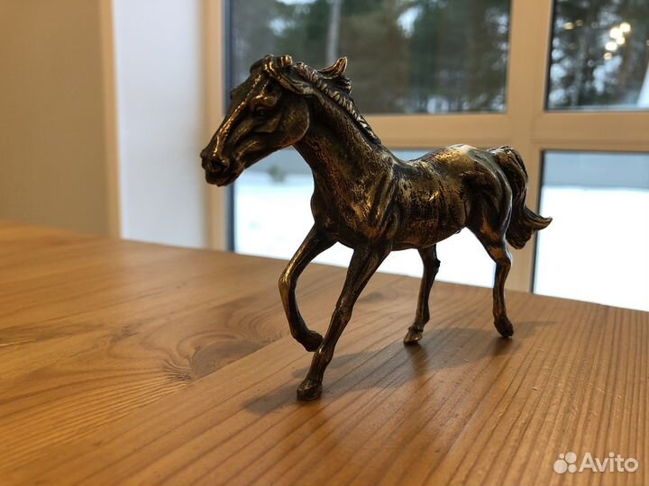 Фигурка статуэтка Лошадь. Жеребец. Бронза