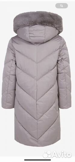 Зимнее пальто для девочки 158