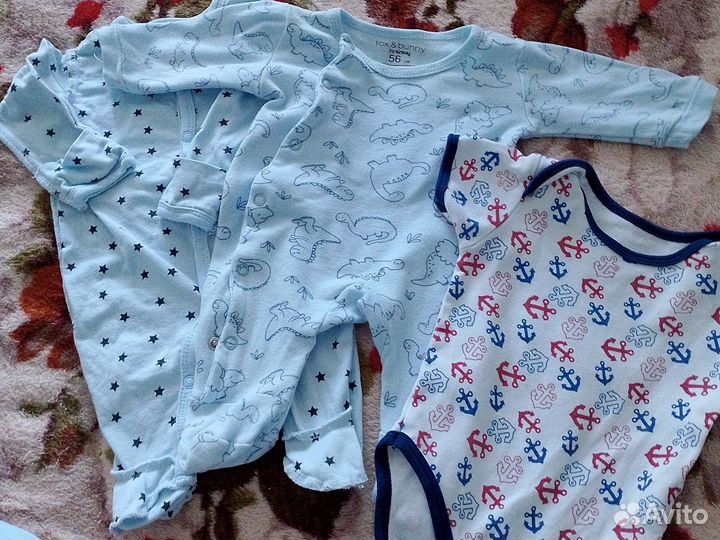 Слипы и боди 56 для мальчика