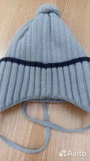 Шапка зимняя 50-52 + варежки
