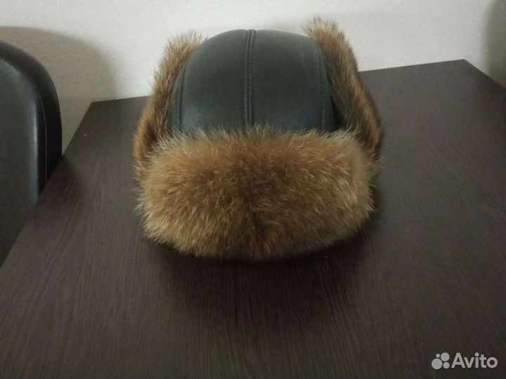 Мужская шапка ушанка зима