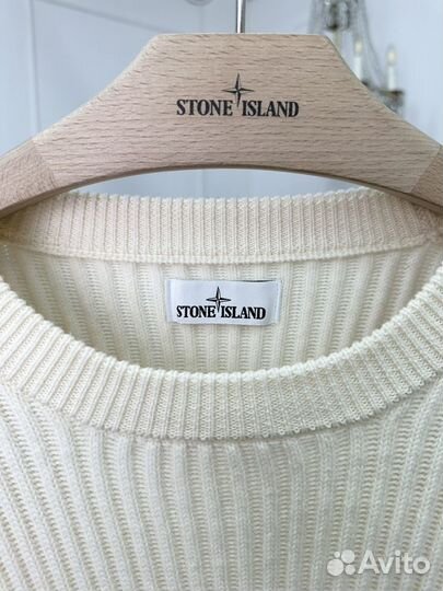 Шерстяной свитер Stone Island оригинал