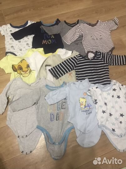 Детские вещи пакетом от 0 до года