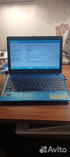Нетбук 11 дюймов Acer aspire one 725