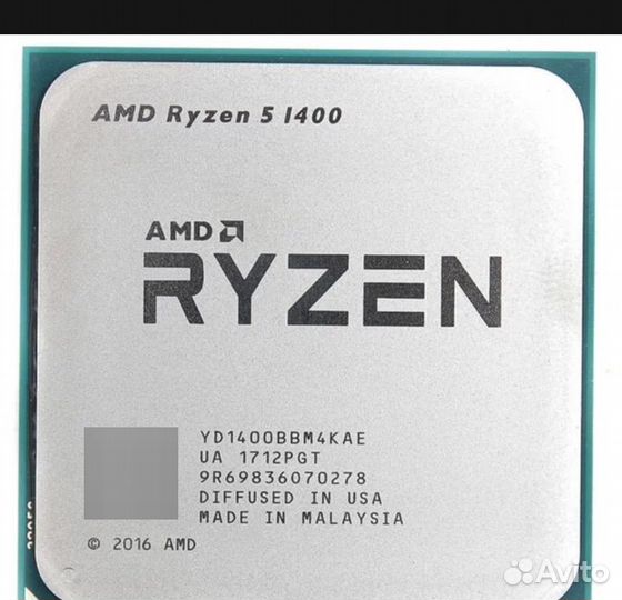 Процессор AMD Ryzen 5 1400