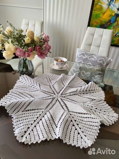 Скатерть вязаная