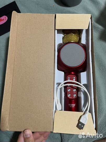 Караоке микрофон с подсветкой