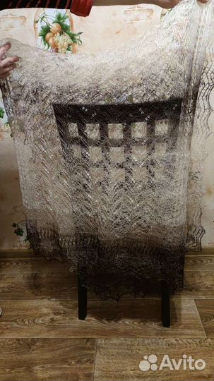 Оренбургский платок и палантин шерсть