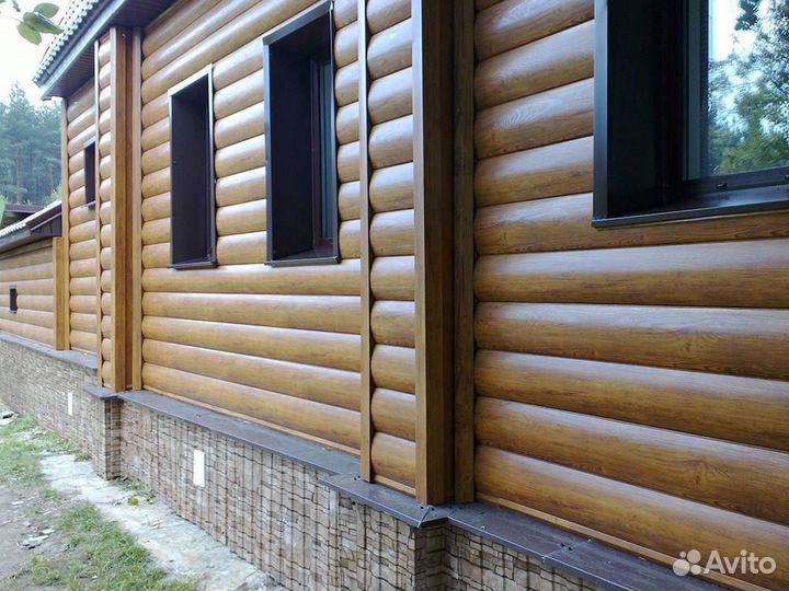 Обшивка дома из блок-хауса