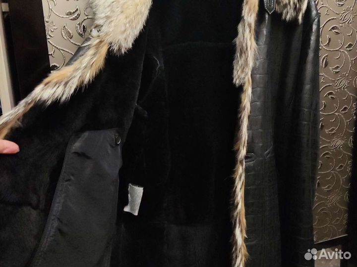 Дубленка натуральная мужская 52- 54