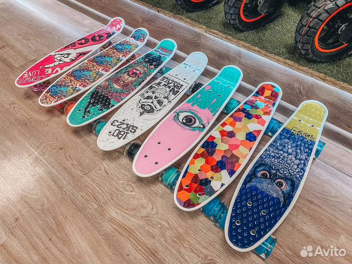 Скейтборд пенниборд лонгборд