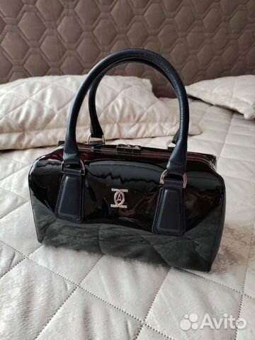 Сумка женская натуральная кожа черная