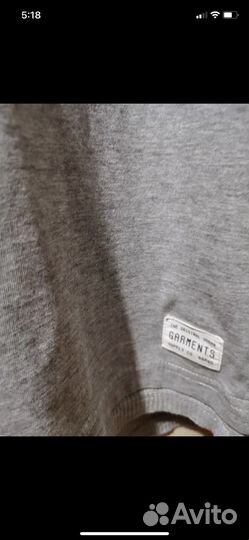 Лонгслив серый