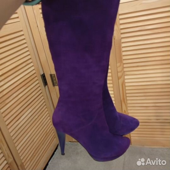 Сапоги женские натуральная кожа 37