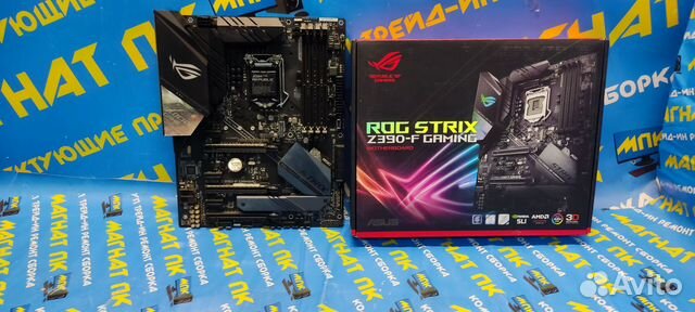 Топовая s1151v2 Asus Strix Z390-F Gaming