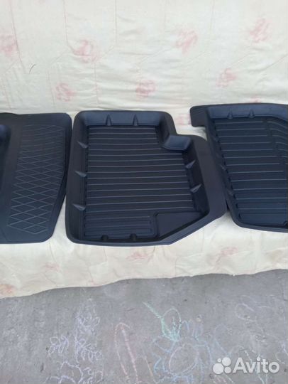 Автомобильные коврики резиновые приора