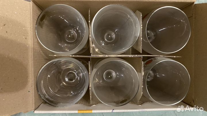 Бокалы вино, посуда новое